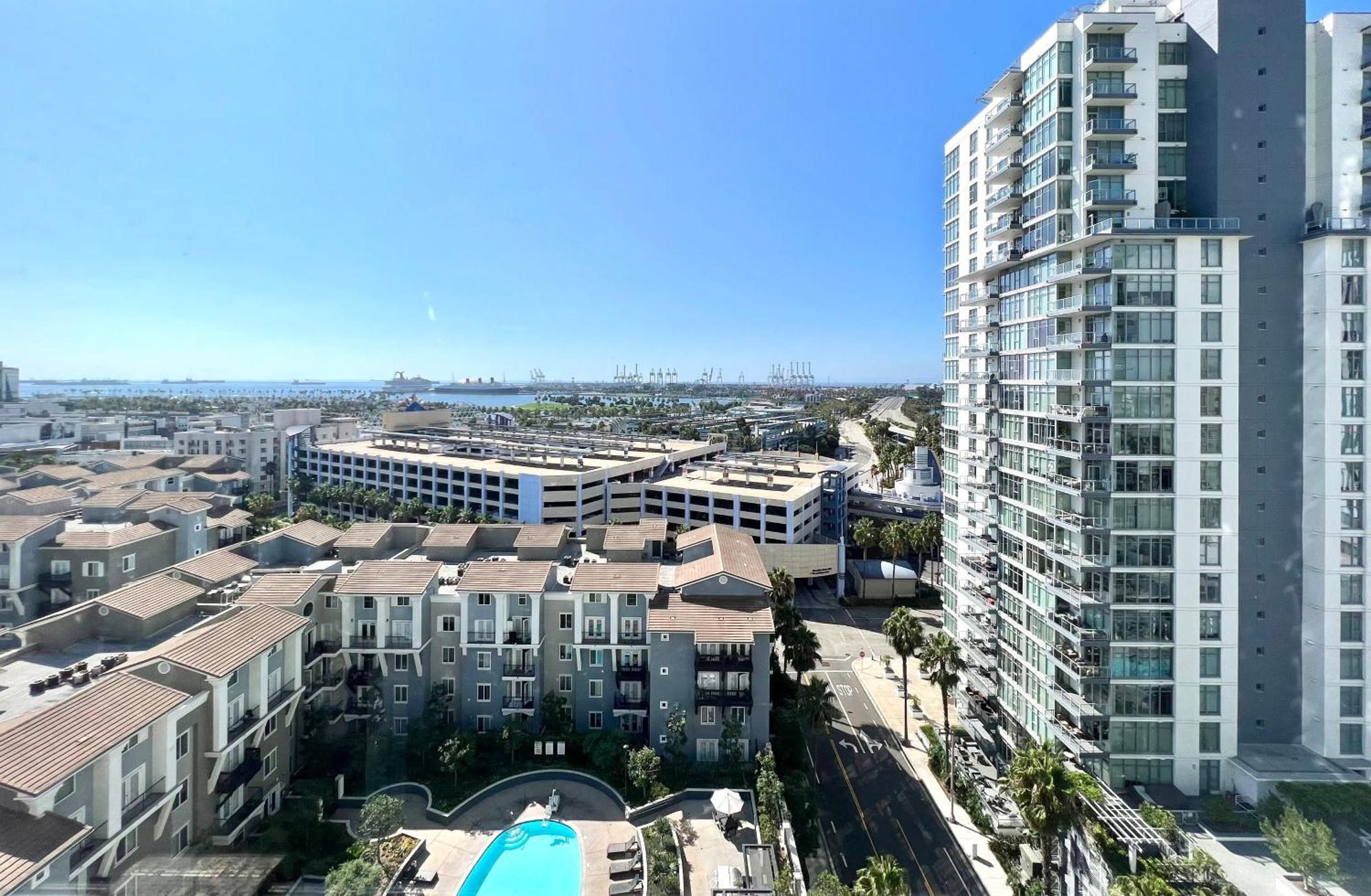 Your Penthouse Ocean View With City Lights And Queen Mary Too Long Beach Exterior photo