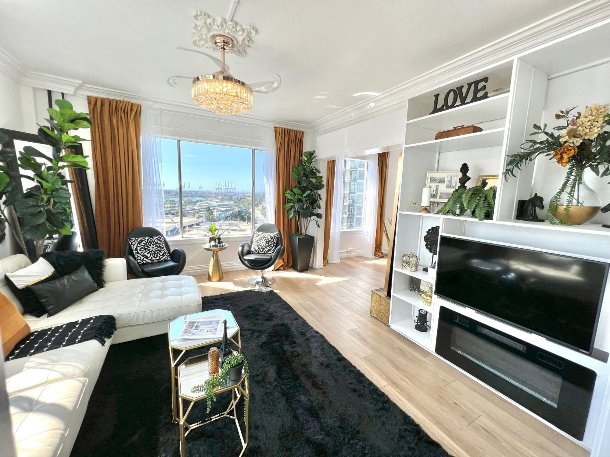 Your Penthouse Ocean View With City Lights And Queen Mary Too Long Beach Exterior photo